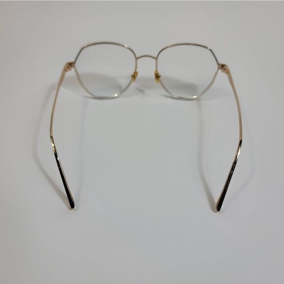 MCM 2114 717 Eyeglasses Frames 55-18-140 Gold Hexagon w/ Case Unisex Vtg Frames main image 4